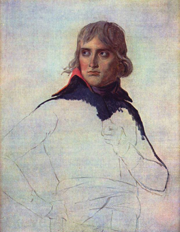 Jacques-Louis David Unfinished portrait of General Bonaparte